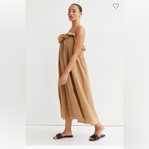 HM cotton flounce trimmed dress